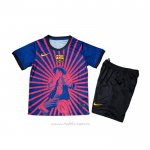 Camiseta Barcelona Special Nino 2025-2026 Azul