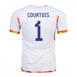 Camiseta Belgica Jugador Courtois Segunda 2022