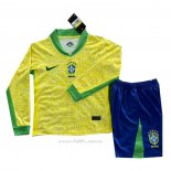 Camiseta Brasil Primera Manga Larga Nino 2024