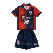 Camiseta Cagliari Calcio Primera Nino 2023-2024