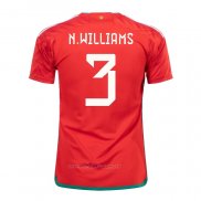 Camiseta Gales Jugador N.Williams Primera 2022