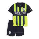Camiseta Manchester City Segunda Nino 2024-2025