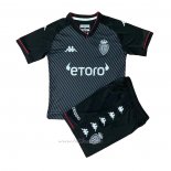 Camiseta Monaco Segunda Nino 2021-2022
