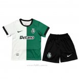 Camiseta Sporting Special Nino 2025-2026 Blanco Verde