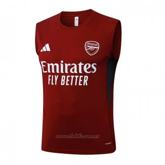 Camiseta de Entrenamiento Arsenal Sin Mangas 2025-2026 Rojo