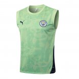 Camiseta de Entrenamiento Manchester City Sin Mangas 2025-2026 Verde