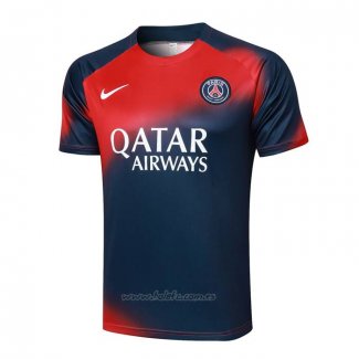 Camiseta de Entrenamiento Paris Saint-Germain 2023-2024 Rojo y Azul