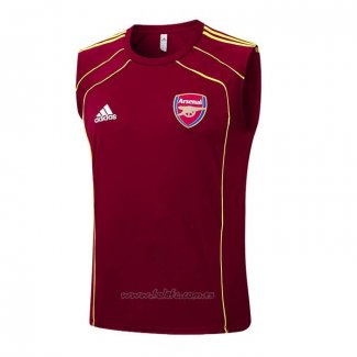 Camiseta de Entrenamiento Roma Sin Mangas 2025-2026 Rojo