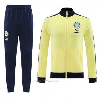 Chandal de Chaqueta del Manchester City 2023-2024 Amarillo