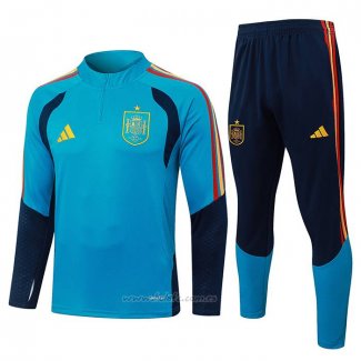 Chandal de Sudadera del Espana Nino 2026-2027 Azul