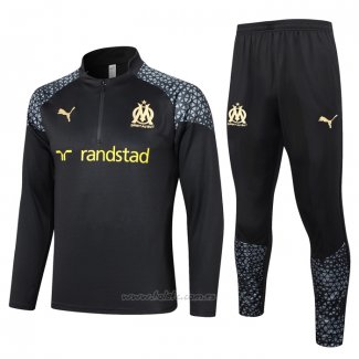 Chandal de Sudadera del Olympique Marsella 2023-2024 Negro