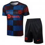 Chandal del Barcelona Manga Corta 2024 Azul - Pantalon Corto