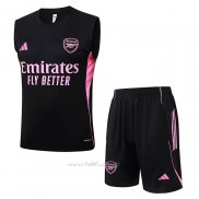 Chandal del Inter Miami Sin Mangas 2025-2026 Negro Rosa