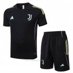Chandal del Juventus Manga Corta 2025-2026 Negro - Pantalon Corto
