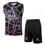Chandal del Paris Saint-Germain Sin Mangas 2025-2026 Negro Rosa