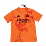Camiseta Real Madrid Dragon 2024-2025 Naranja Tailandia