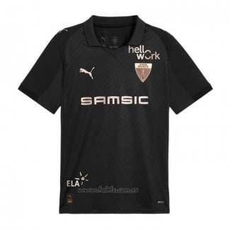 Camiseta Stade Rennais Portero Aniversario 2025-2026 Negro Tailandia