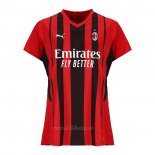 Camiseta AC Milan Primera Mujer 2021-2022