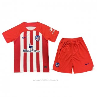 Camiseta Atletico Madrid Primera Nino 2023-2024