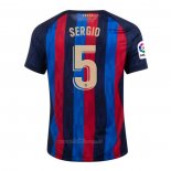 Camiseta Barcelona Jugador Sergio Primera 2022-2023