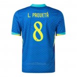 Camiseta Brasil Jugador L.Paqueta Segunda 2024