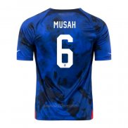 Camiseta Estados Unidos Jugador Musah Segunda 2022