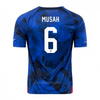 Camiseta Estados Unidos Jugador Musah Segunda 2022