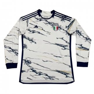 Camiseta Italia Segunda Manga Larga 2023-2024