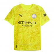 Camiseta Manchester City Portero 2025-2026 Amarillo