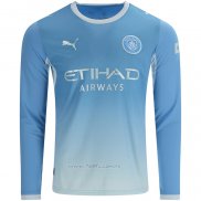 Camiseta Manchester City Primera Manga Larga 2026-2027