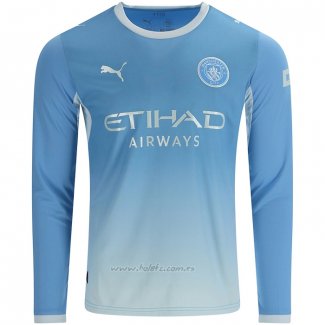Camiseta Manchester City Primera Manga Larga 2026-2027