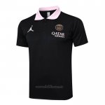 Camiseta Polo del Paris Saint-Germain Jordan 2024-2025 Negro
