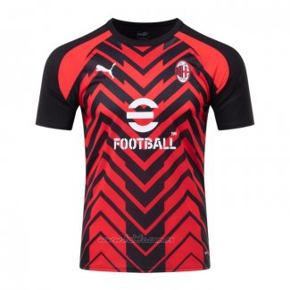 Camiseta Pre Partido del AC Milan 2023 Rojo