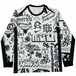 Camiseta Pre Partido del America Manga Larga 2024 Blanco