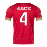 Camiseta Serbia Jugador Milenkovic Primera 2022