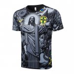 Camiseta de Entrenamiento Brasil Jesus 2024-2025 Negro