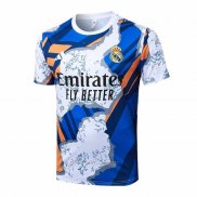 Camiseta de Entrenamiento Real Madrid 2025-2026 Blanco Azul