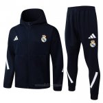 Chandal con Capucha del Real Madrid 2025-2026 Negro