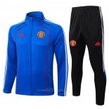 Chandal de Chaqueta del Manchester United 2025-2026 Azul