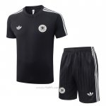 Chandal del Alemania Manga Corta 2026-2027 Negro - Pantalon Corto