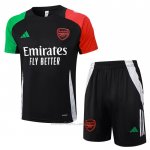 Chandal del Arsenal Manga Corta 2024-2025 Negro - Pantalon Corto