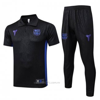Conjunto Polo del Barcelona 2025-2026 Negro