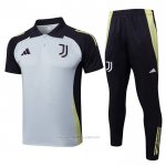 Conjunto Polo del Juventus 2024-2025 Gris