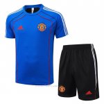 Conjunto Polo del Manchester United 2025-2026 Azul