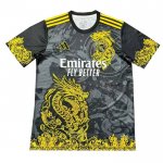 Camiseta Real Madrid Dragon 2024-2025 Gris Tailandia