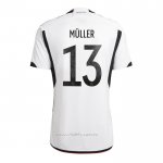Camiseta Alemania Jugador Muller Primera 2022