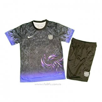 Camiseta Barcelona Special Nino 2025-2026 Negro Purpura