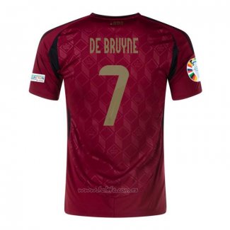 Camiseta Belgica Jugador De Bruyne Primera 2024