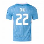 Camiseta Belgica Jugador Doku Segunda 2024