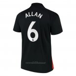 Camiseta Everton Jugador Allan Segunda 2021-2022